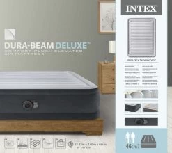 Intex Comfort Plush Hoog Luchtbed - Queensize - Ingebouwde Elektrische Pomp 25 Intex Comfort Plush Hoog Luchtbed - Queensize - Ingebouwde Elektrische Pomp -Outdoor Kampeeruitrusting Winkel 1689 1900 64414nd pkg 2023 300