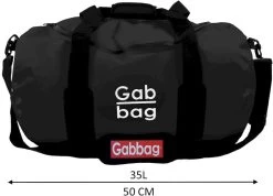 Gabbag Travel S 35L Waterdichte Tas - Zwart -Outdoor Kampeeruitrusting Winkel 4 0jgr310 100 resultaat