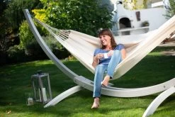 La Siesta Brisa XL Hangmat - Vanilla -Outdoor Kampeeruitrusting Winkel 800 1199 brh18 1 brisa vanilla weather resistant kingsize classic hammock image 05 1