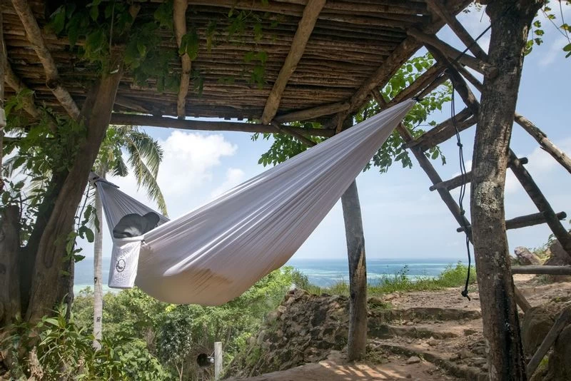 Ticket To The Moon Hangmat 1 Persoons Compact Single - White - Afbeelding 3