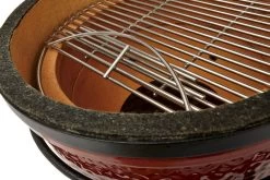 Kamado Joe Junior Barbecue -Outdoor Kampeeruitrusting Winkel 800 1200 kamadojoejr grillgrateheatdeflectorstand3 cmyk