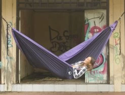 Ticket To The Moon Hangmat 2 Persoons Original Double - Navy Blue/Purple -Outdoor Kampeeruitrusting Winkel 900 1187 img 2293 1