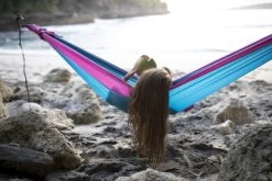 Ticket To The Moon Hangmat 2 Persoons Original Double - Pink/Aqua -Outdoor Kampeeruitrusting Winkel 900 1350 20190608 a28i2103