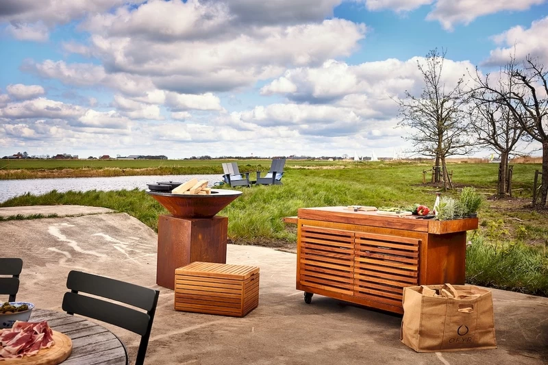 OFYR Insert PRO Teakhout Met Deur - Large 5 OFYR Insert PRO Teakhout Met Deur - Large - Afbeelding 3