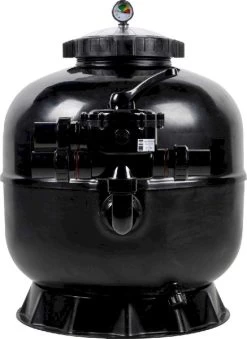 W'eau SPO-650 Polyester Side Mount Zandfilter 16m³ -Outdoor Kampeeruitrusting Winkel 900 655 sidemount fullyblack 3