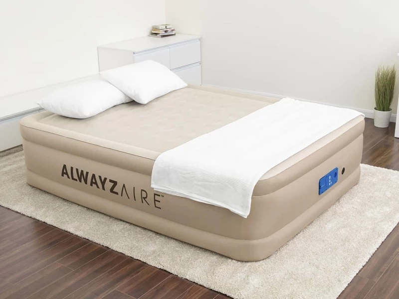Bestway AlwayzAire Tough Guard Luchtbed - Queensize - Ingebouwde Elektrische Pomp Met 3 Luchtdrukprogramma's 6 Bestway AlwayzAire Tough Guard Luchtbed - Queensize - Ingebouwde Elektrische Pomp Met 3 Luchtdrukprogramma's - Afbeelding 4