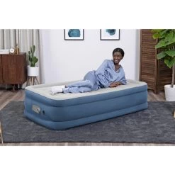 Bestway AlwayzAire Luchtbed - Eenpersoons - Ingebouwde Elektrische Pomp 15 Bestway AlwayzAire Luchtbed - Eenpersoons - Ingebouwde Elektrische Pomp -Outdoor Kampeeruitrusting Winkel bestway alwayzaire 1persoons 6