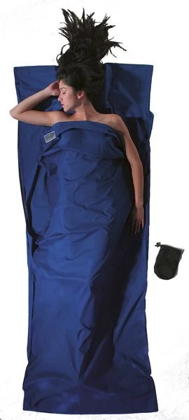 Cocoon Lakenzak Katoen Dekenmodel - Blauw 3 Cocoon Lakenzak Katoen Dekenmodel - Blauw