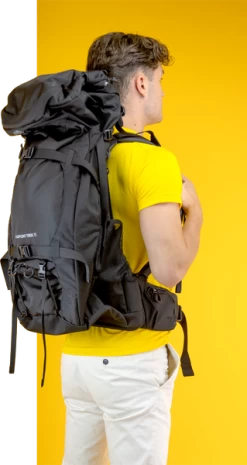 Osprey Farpoint Trek Pack Backpack - 75 Liter - Zwart -Outdoor Kampeeruitrusting Winkel osprey75l bart