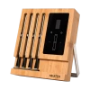MEATER Block Met 4 Draadloze Thermometers -Outdoor Kampeeruitrusting Winkel right angle front stand
