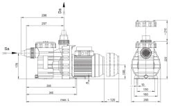 Aqua Vario Plus Variabele Zwembadpomp -Outdoor Kampeeruitrusting Winkel technischetekeningspeckaquavarioplus